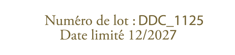 Batch Number and Expiry Date